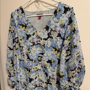 Vince Camuto Floral Blouse
